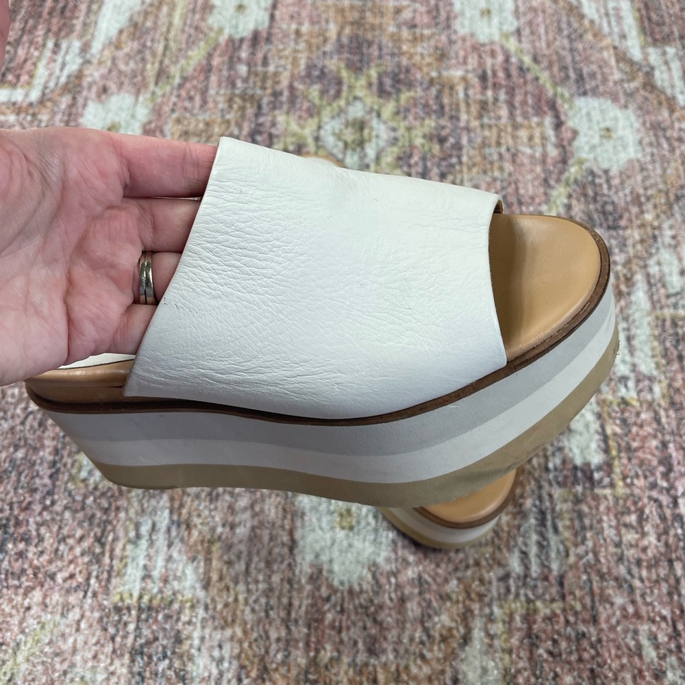 Paloma Barceló High Standards Flatform Sandals Size 37 - Picture 3 of 10